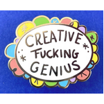 Creative F'ing Genius Lapel Pin - Jubly-Umph Originals