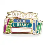 Diversify Your Library Lapel Pin | Jubly-Umph Originals