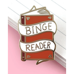 Binge Reader Lapel Pin - Jubly-Umph Originals