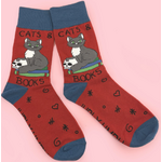 Cats & Books Socks - EU Size 36-40 - Jubly-Umph