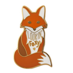 Lookin' Foxy Enamel Pin | Erstwilder | 10th Birthday