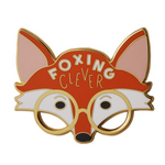 Foxing Clever Enamel Pin | Erstwilder | 10th Birthday