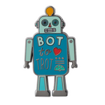 Bot to Trot Enamel Pin | Erstwilder | 10th Birthday