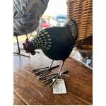Small Chicken Black - Hen - Garden Decor - 13 cm