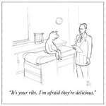 Ribs - Fridge Magnet - The New Yorker