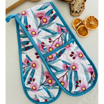 Flowering Gum Double Oven Glove | 100% Cotton | Australian Design