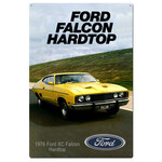 1976 Ford XC Falcon Hardtop Tin Sign - Retro