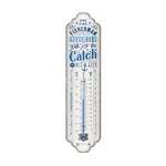 One Fine Fisherman Metal Wall Thermometer | Nostalgic Art | 28 cm