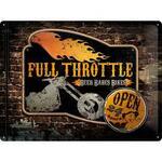 Full Throttle - Beer Babes Bikes | Tin Sign | Nostalgic Art | Made in Germany