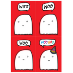 Woo Hoo - Greetings Card - Able And Game