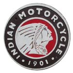 Indian Motorcycles Sign - Cast Iron - Round - 24 cm Diameter