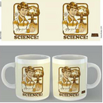 Steven Rhodes Mug - Science! - Retro Humour