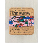 Half Boho Bandeau  - Pink Swallows