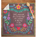 She Believed She Could But Needed A Break - Cotton Tea Towel - Natural Life