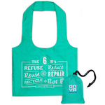 Shopping Tote Bag - Onya - Aqua - Made From Recycled Plastic Bottles