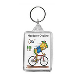 Hard Core Cycling | Keychain