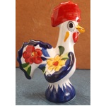 Blue & White Floral Rooster 7.5cm Ceramic | Portuguese | Rooster of Luck & Happiness
