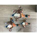 Reproduction Cast Iron Wall Ducks - Set of 3 - Classic Style 