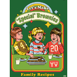 Let's Make Special Brownies - Funny Fridge Magnet - Steven Rhodes Retro Humour