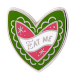 Eat Me Mini Enamel Pin | Erstwilder | Alice's Wonderland