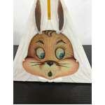 VINTAGE Rabbit Money Box - Made in Australia - Plastic 