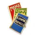 Manga Comics Graphic Novels Lapel Pin | Jubly-Umph Originals