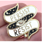 Persist Resist Lapel Pin | Jubly-Umph Originals