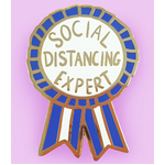 Social Distancing Expert Lapel Pin | Jubly-Umph Originals