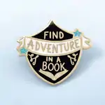 Find Adventure in A Book Lapel Pin - Jubly-Umph Originals