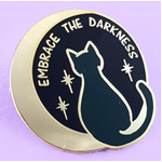 Embrace The Darkness Lapel Pin 
