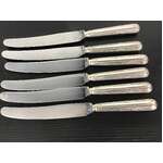 VINTAGE Walker & Hall Knives - Silver Plate x 6