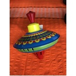 Schylling Tin Spinning Top Blue | Classic Kids Toy | 14 cm Diameter