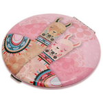 Llama Love Mirror Compact - Pink