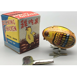 Pecking Chicken - Wind Up Tin Toy