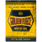 Golden Fleece Motor Oil Tin Sign Large