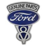 Ford V8 Die Cut Sign - 45 x 35 cm