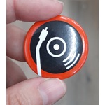 Record | Button Badge