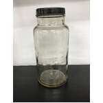VINTAGE Agee Improved Utility Jar w Black Bakelite Lid - AF 