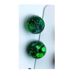 GlitterPOP Stud Earrings | Little Puddles | Single Pair | Green