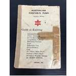 1940 Australian Comforts Fund Guide To Knitting - WWII Pattern Book  