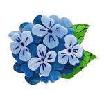 Heartfelt Hydrangea Mini Brooch | Erstwilder | Mini Insects & Flowers 2022