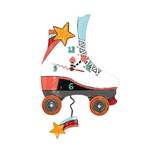 Retro Roller Skate - Pendulum Clock - Michelle Allen Designs