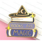 Books Are Magic Lapel Pin - Jubly-Umph Originals