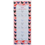 The Mother (Hen) of All Lists Jotter - Note Pad with Magnet