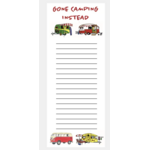 Gone Camping Instead Jotter - Note Pad with Magnet