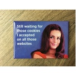 Waiting For Those Cookies - Funny Fridge Magnet