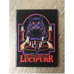 Lucipurr - Funny Cat Fridge Magnet - Steven Rhodes Retro Humour