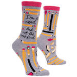 I'm A Nerd...And Not The Cool Kind | Funny Women's Crew Socks