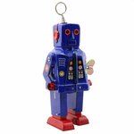Wind Up Tin Toy | Blue Robot
