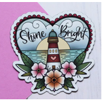 Shine Bright Lighthouse Magnet | Tattoo Design